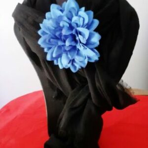 foulard femme noir