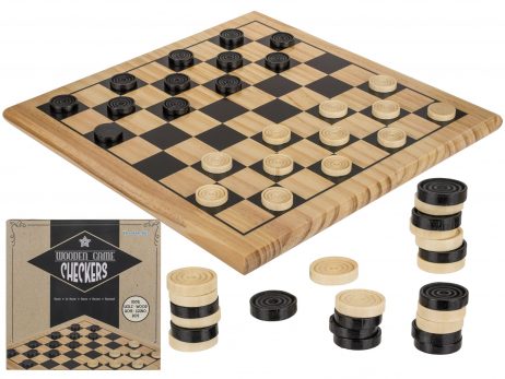 jeux de dames en bois