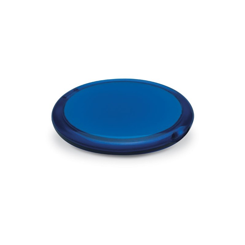 double miroir rond bleu