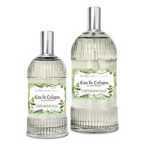 deux flacons eau de cologne chevrefeuille