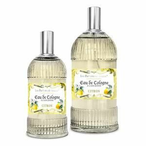 deux flacons eau de cologne citron