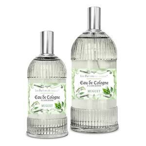 deux flacons eau de cologne muguet