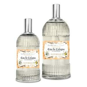 deux flacons eau de cologne naturelle