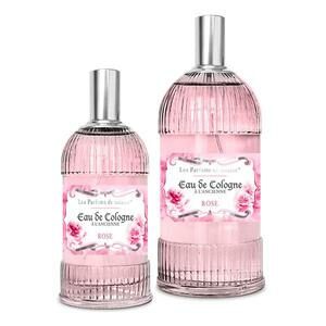 deux flacons eau de cologne rose