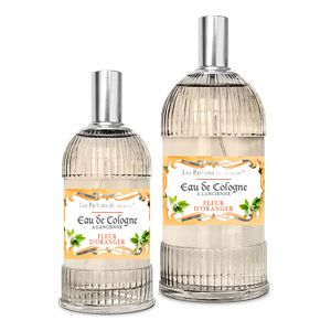 deux flacons eau de Cologne Fleur d'Oranger