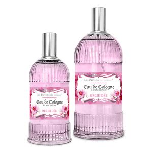 deux flacons eau de Cologne Orchidée