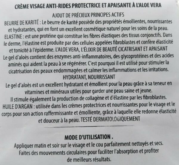 Crème hydratante au venin d'abeille50 ml