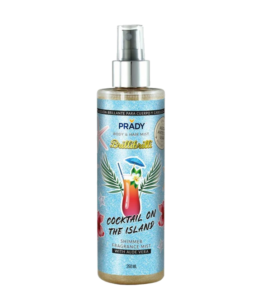Brume scintillante pour corps et cheveux Cocktail on the island