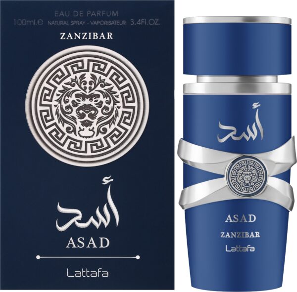 Eau de parfum Asad Lattafa Zanzibar pour homme